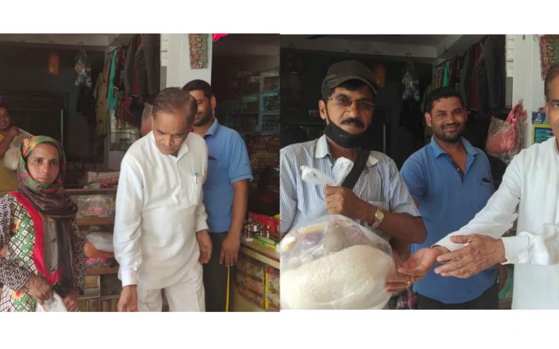 RATION KIT DISTRIBUTION BY ANTI CORONA TASK FORCE ( PANDEMIC FORCE) TEAM UTTARAKHAND IN DUGGADA, POKHAL